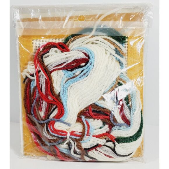 Sunset Needlepoint Winter Barn 5749 Vintage Yarn Art Kit Complete - Picture 7 of 8